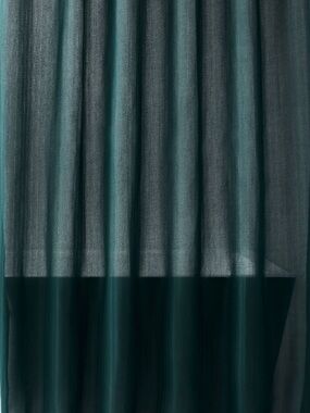 Room Essentials Teal Sheer Curtain Panel